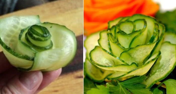 Подруга шеф-повар рассказала по секрету 3 хитрости, как креативно и красиво нарезать овощи